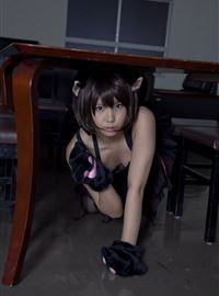 [enako] [enacat black] black silk cat girl(112)